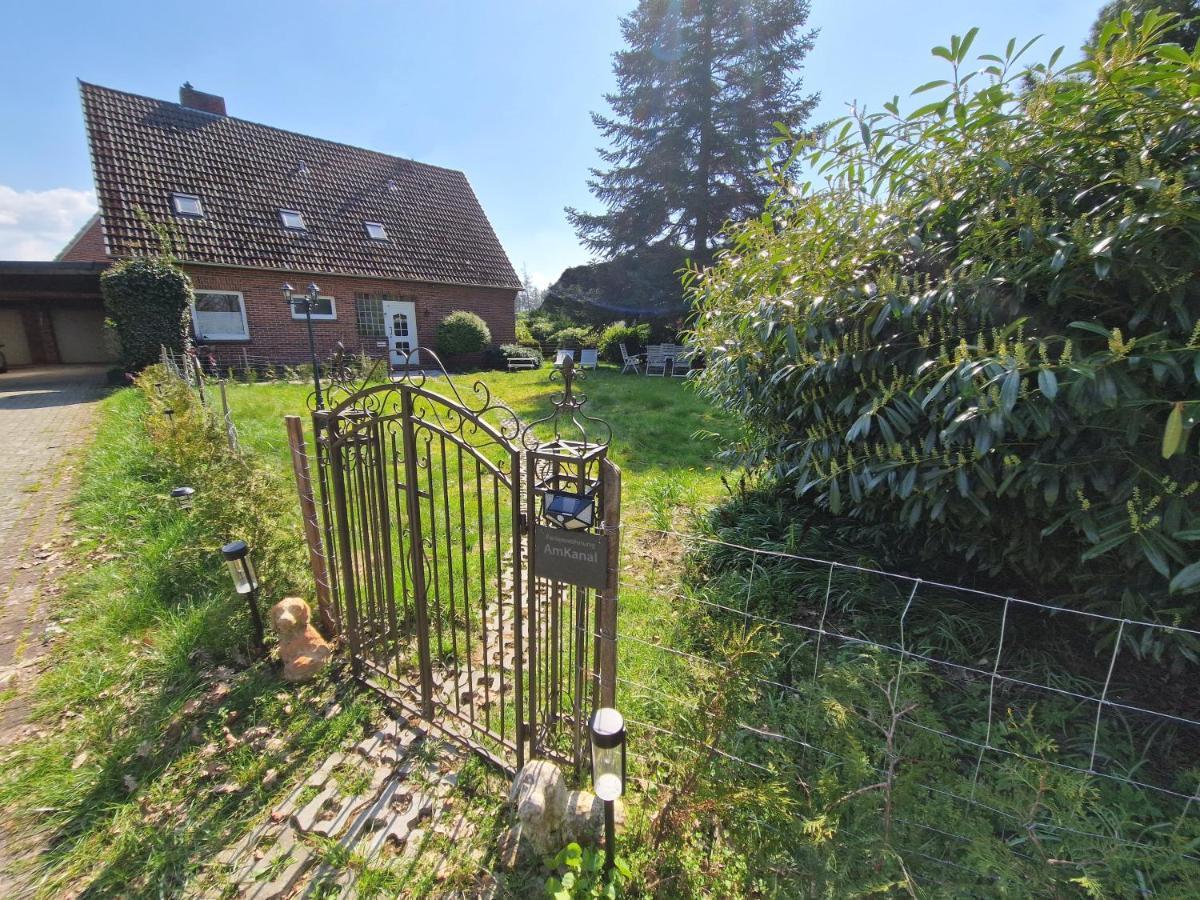 Gemuetliche Wohnung Direkt Am Kuestenkanal! Wardenburg Eksteriør bilde
